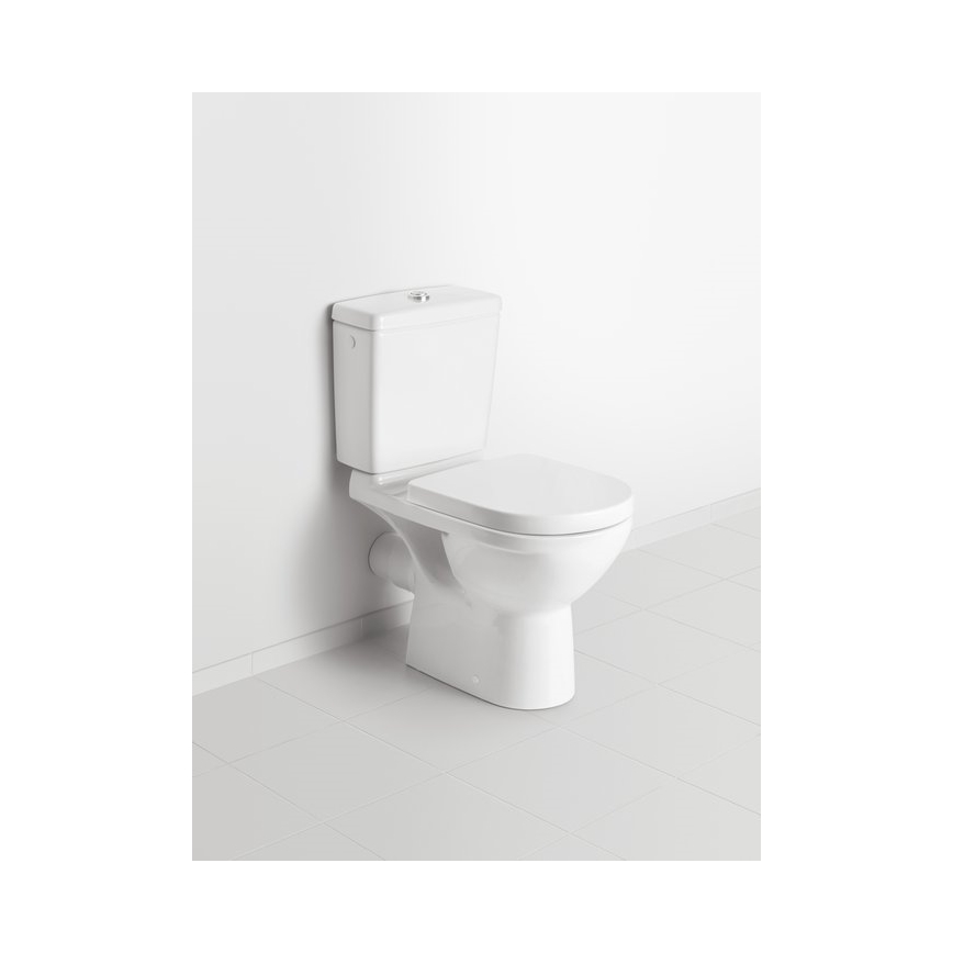 Villeroy & Boch 5760G101 - cisterna combinada para WC O.NOVO, entrada trasera/lateral, blanca