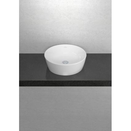Villeroy & Boch 5A254501 - Lavabo de encimera ARCHITECTURA Ø 45 cm, cerámica/blanco