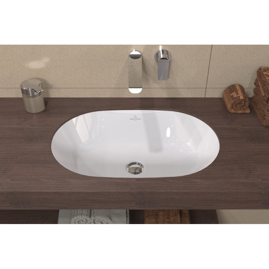 Villeroy & Boch 5A766001 - Lavabo empotrado ARCHITECTURA 57x37,5 cm cerámica/blanco