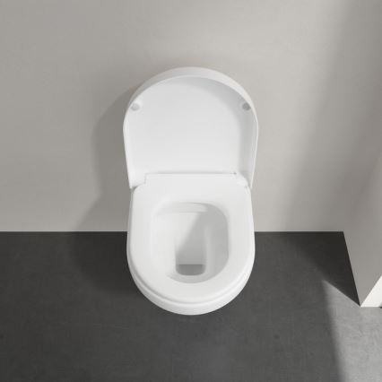 Villeroy & Boch 8M42S101 - Asiento para inodoro SoftClose SUBWAY 3.0 blanco