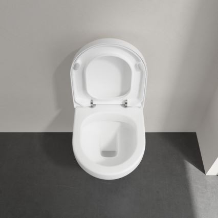 Villeroy & Boch 8M42S101 - Asiento para inodoro SoftClose SUBWAY 3.0 blanco