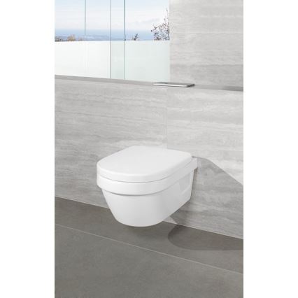 Villeroy & Boch 8M42S101 - Asiento para inodoro SoftClose SUBWAY 3.0 blanco