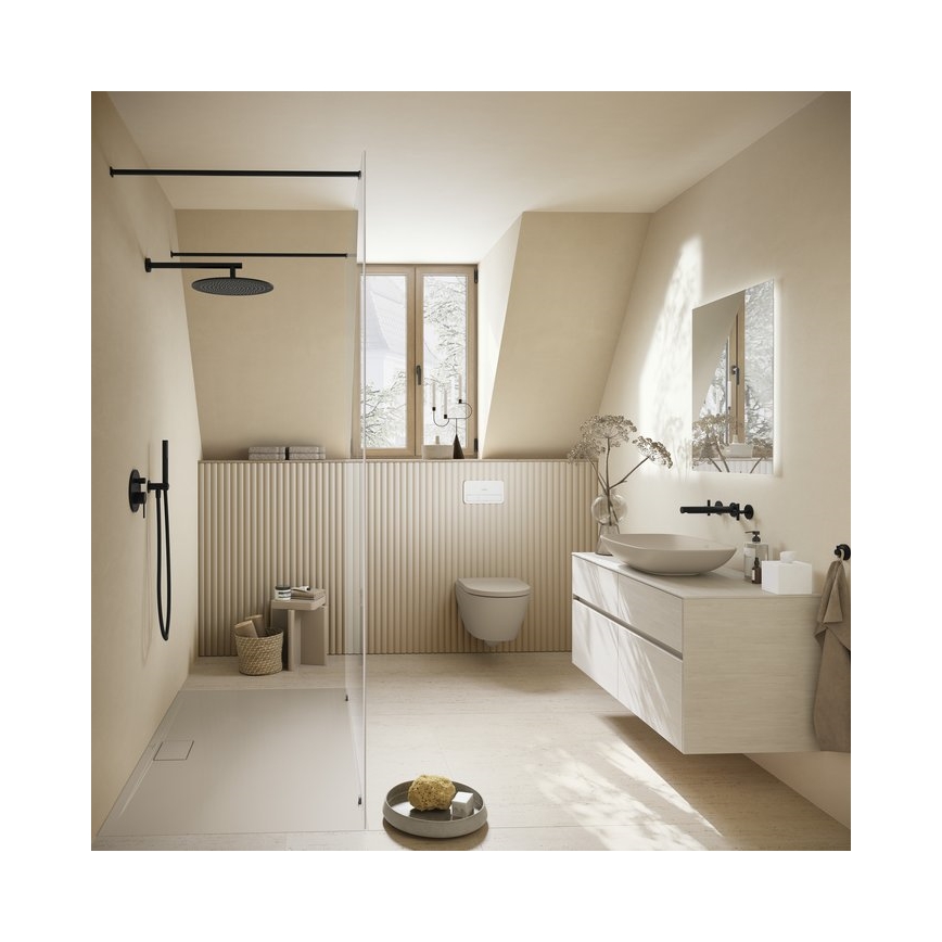 Villeroy & Boch 8M42S1AM - Asiento de inodoro SoftClose SUBWAY 3.0 beige