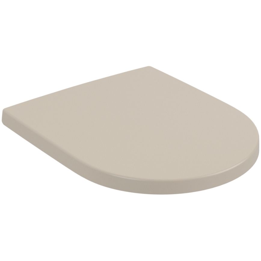 Villeroy & Boch 8M42S1AM - Asiento de inodoro SoftClose SUBWAY 3.0 beige