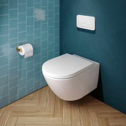 Villeroy & Boch 8M42S1T1 - Asiento de inodoro SoftClose SUBWAY 3.0 blanco