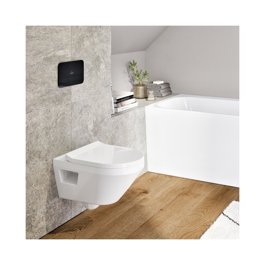 Villeroy & Boch 8M70S101 - Asiento para inodoro ARCHITECTURA con cierre amortiguado (SoftClose), blanco