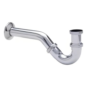 Villeroy & Boch 92087200 - Sifón para bidé cromado brillante