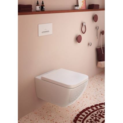 Villeroy & Boch 92216168 - Botón de descarga VICONNECT blanco/cromo brillante