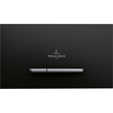 Villeroy & Boch 922169AN - Pulsador de descarga VICONNECT negro mate/cromo mate