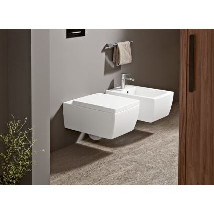 Villeroy & Boch 922169AN - Pulsador de descarga VICONNECT negro mate/cromo mate