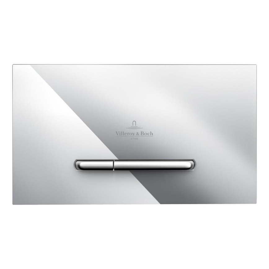 Villeroy & Boch 92218061 - Pulsador de descarga VICONNECT, cromo brillante