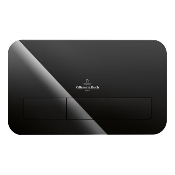 Villeroy & Boch 922400RB - Pulsador de descarga VICONNECT negro brillante