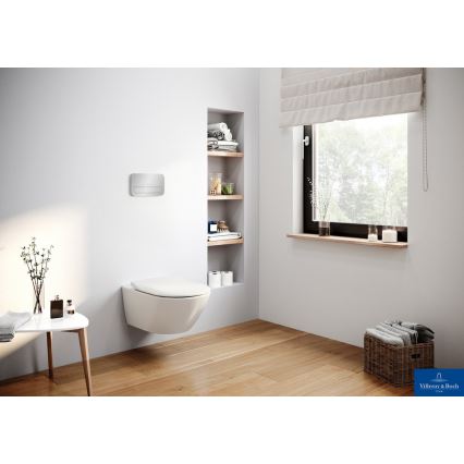 Villeroy & Boch 92249061 - Botón de descarga VICONNECT en cromo brillante