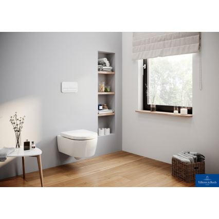Villeroy & Boch 92249068 - Pulsador de descarga VICONNECT blanco