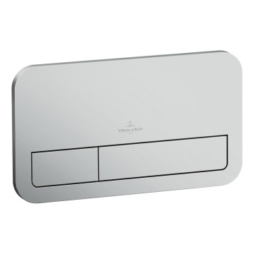 Villeroy & Boch 92249069 - Pulsador de descarga VICONNECT, cromo mate