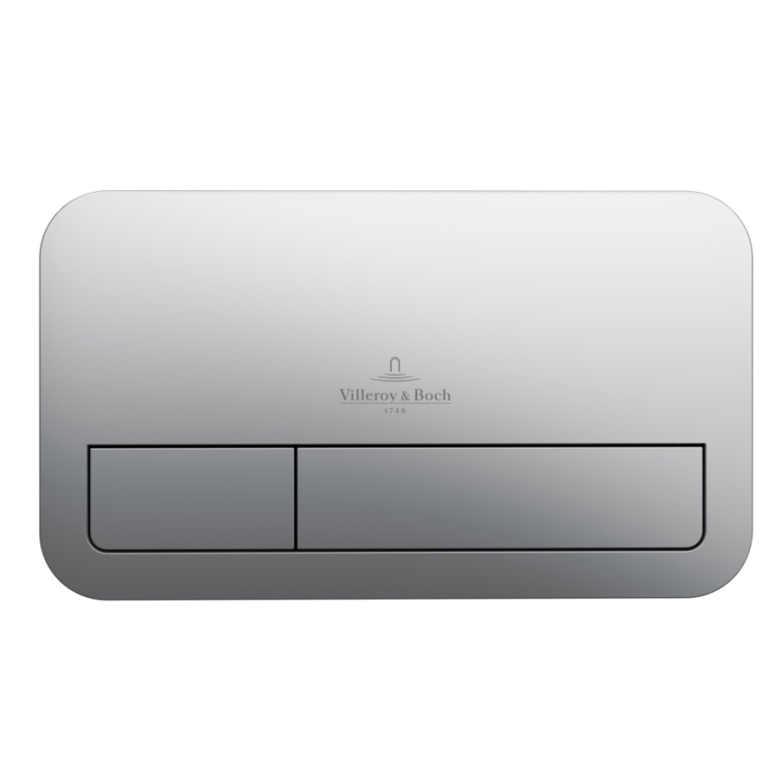 Villeroy & Boch 92249069 - Pulsador de descarga VICONNECT, cromo mate