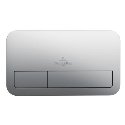 Villeroy & Boch 92249069 - Pulsador de descarga VICONNECT, cromo mate