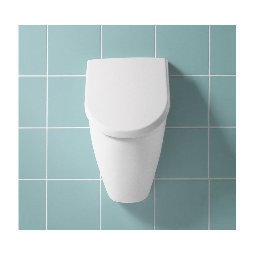 Villeroy & Boch 9956S101 - Tapa para urinario SoftClose SUBWAY 2.0 blanca