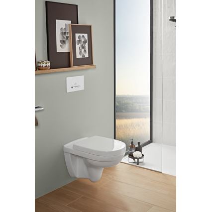 Villeroy & Boch 9M396101 - Asiento para inodoro O.NOVO blanco