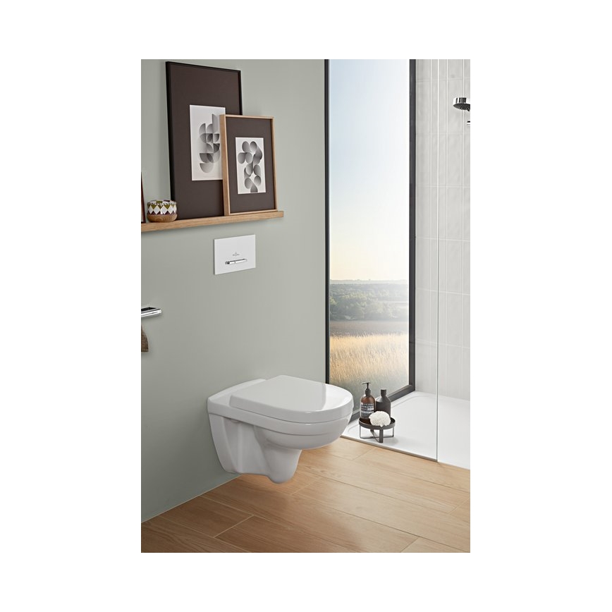 Villeroy & Boch 9M396101 - Asiento para inodoro O.NOVO blanco