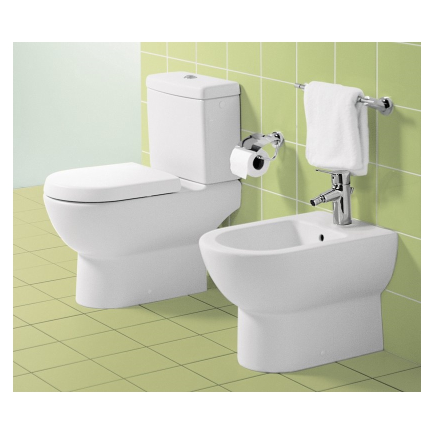 Villeroy & Boch 9M55S101 - Asiento de inodoro SoftClose SUBWAY blanco