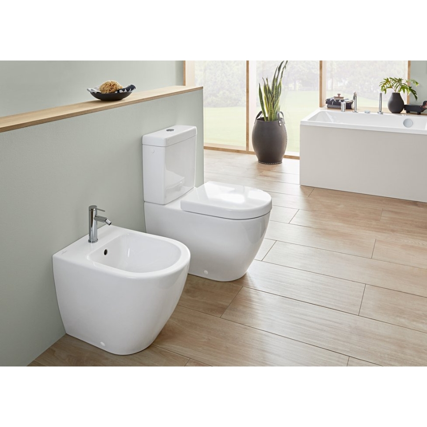 Villeroy & Boch 9M68Q101 - Asiento de inodoro SUBWAY 2.0 blanco