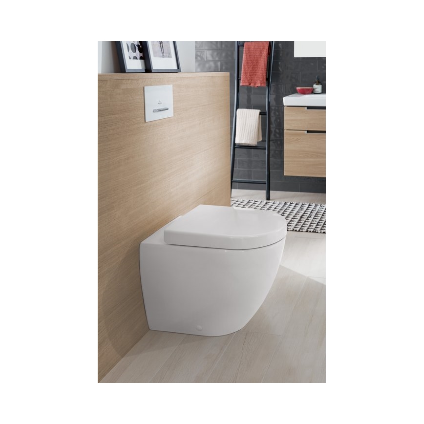 Villeroy & Boch 9M68Q101 - Asiento de inodoro SUBWAY 2.0 blanco
