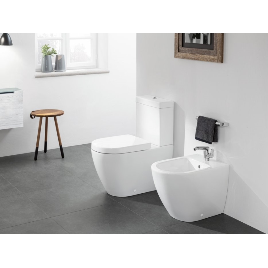 Villeroy & Boch 9M68Q101 - Asiento de inodoro SUBWAY 2.0 blanco