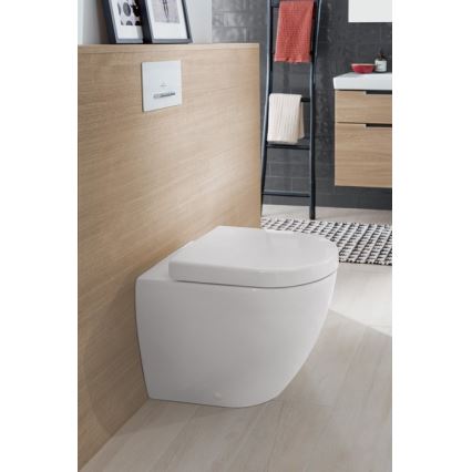 Villeroy & Boch 9M68S101 - Asiento de inodoro SoftClose SUBWAY 2.0 blanco