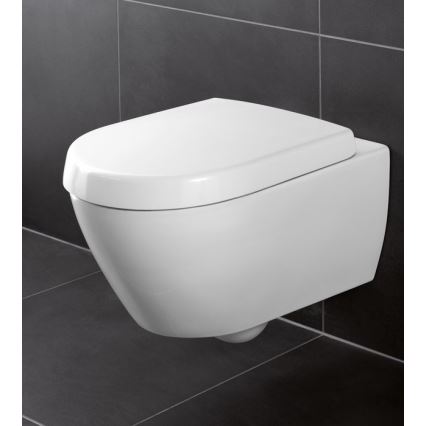 Villeroy & Boch 9M68S101 - Asiento de inodoro SoftClose SUBWAY 2.0 blanco