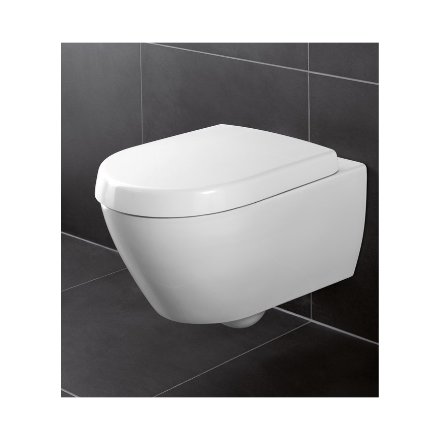 Villeroy & Boch 9M68S101 - Asiento de inodoro SoftClose SUBWAY 2.0 blanco