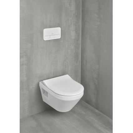Villeroy & Boch 9M70S101 - Asiento de inodoro con cierre suave SoftClose, colección ARCHITECTURA, blanco