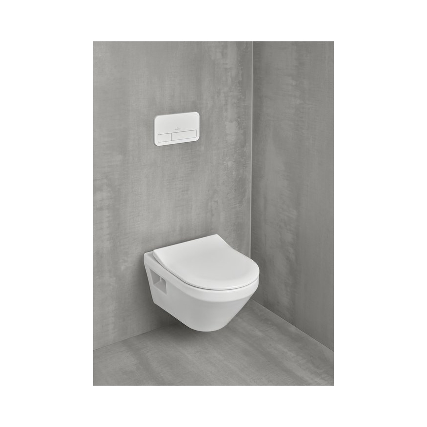 Villeroy & Boch 9M70S101 - Asiento de inodoro con cierre suave SoftClose, colección ARCHITECTURA, blanco