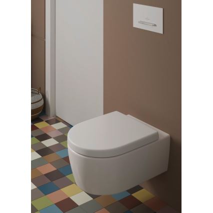 Villeroy & Boch 9M77C101 - Asiento de inodoro SoftClose AVENTO blanco