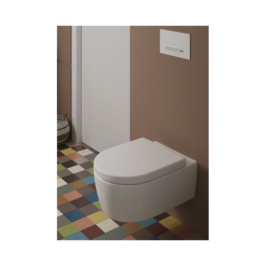Villeroy & Boch 9M77C101 - Asiento de inodoro SoftClose AVENTO blanco