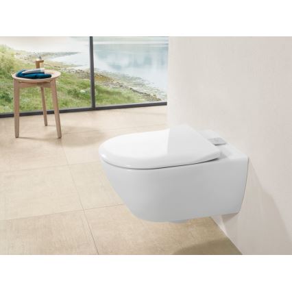Villeroy & Boch 9M78S101 - Asiento de inodoro SoftClose SUBWAY 2.0 blanco