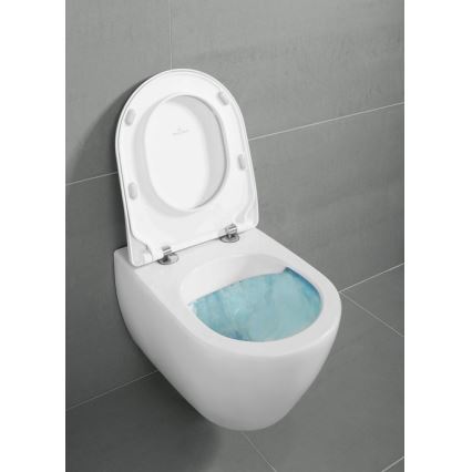 Villeroy & Boch 9M78S101 - Asiento de inodoro SoftClose SUBWAY 2.0 blanco