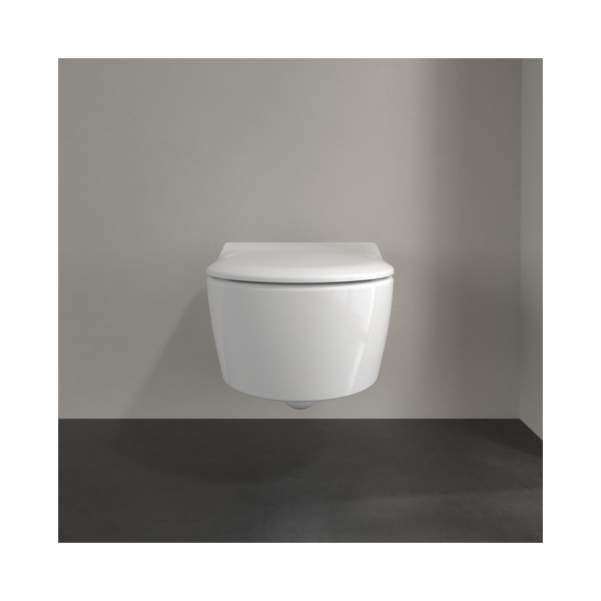 Villeroy & Boch 9M87S101 - Asiento de inodoro SoftClose AVENTO blanco