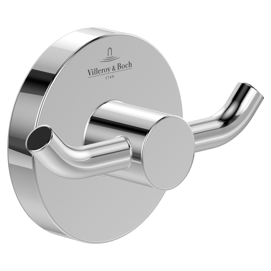 Villeroy & Boch TVA15101200061 - Gancho de pared ELEMENTS, acabado cromado brillante