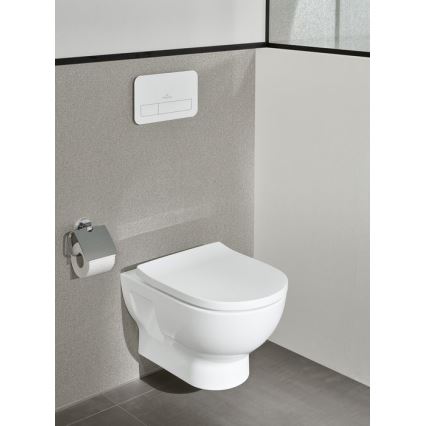 Villeroy & Boch TVA15101300061 - Soporte para papel higiénico ELEMENTS, cromo brillante