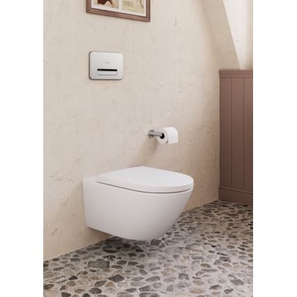 Villeroy & Boch TVA15101400061 - Portarrollos para papel higiénico ELEMENTS en cromo brillante