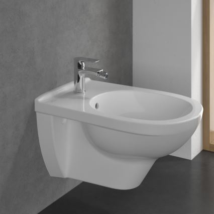 Villeroy & Boch TVB10420111061 - Grifo para bidé + válvula de desagüe O.NOVO cromo brillante