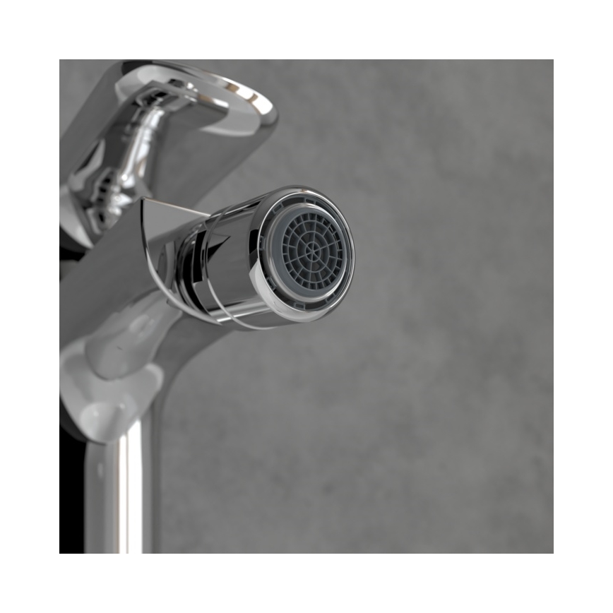 Villeroy & Boch TVB10420111061 - Grifo para bidé + válvula de desagüe O.NOVO cromo brillante