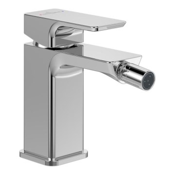 Villeroy & Boch TVB11200100061 - Grifo para bidé + válvula de desagüe SUBWAY 3.0 cromo brillante