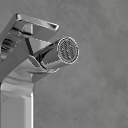 Villeroy & Boch TVB11200100061 - Grifo para bidé + válvula de desagüe SUBWAY 3.0 cromo brillante