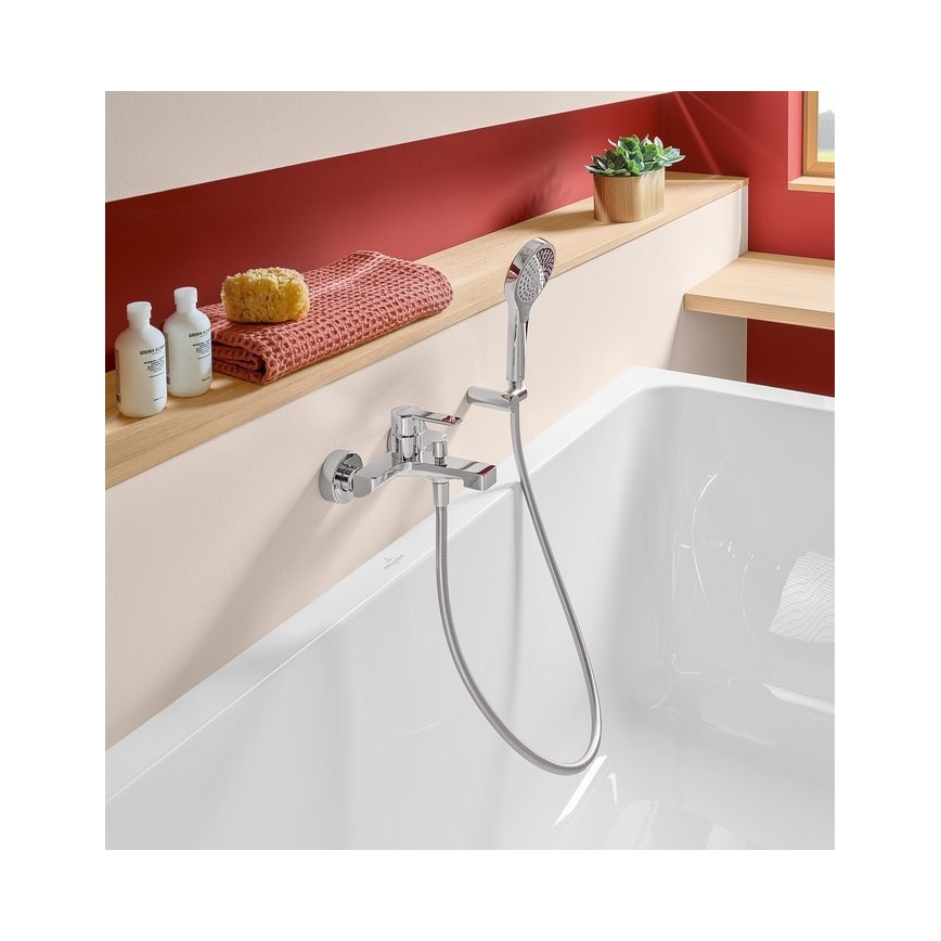 Villeroy & Boch TVC00003500061 - Manguera de ducha 120 cm, cromo brillante