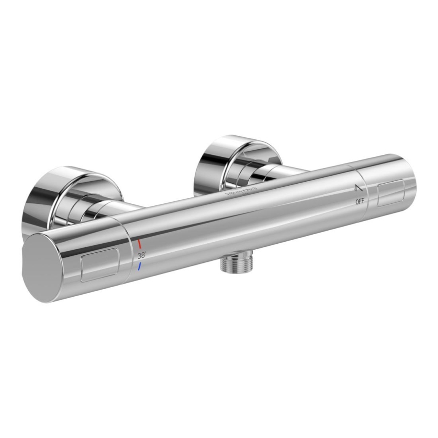 Villeroy & Boch TVS00001700061 - Grifo termostático de ducha TAPS&FITINGS, acabado cromado brillante
