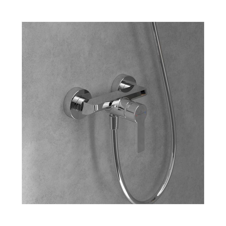 Villeroy & Boch TVS10300100061 - Grifo de ducha ARCHITECTURA, cromo pulido