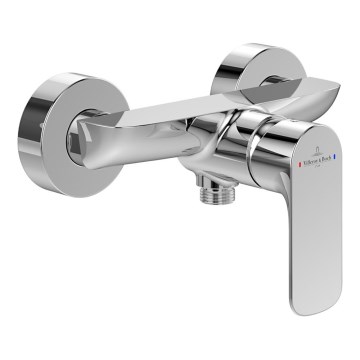 Villeroy & Boch TVS10400100061 - Mezclador de ducha O.NOVO, cromo brillante