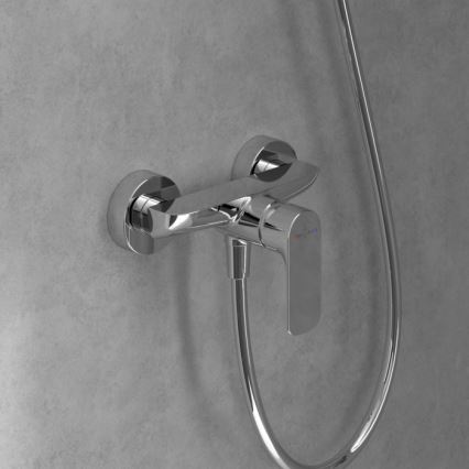 Villeroy & Boch TVS10400100061 - Mezclador de ducha O.NOVO, cromo brillante